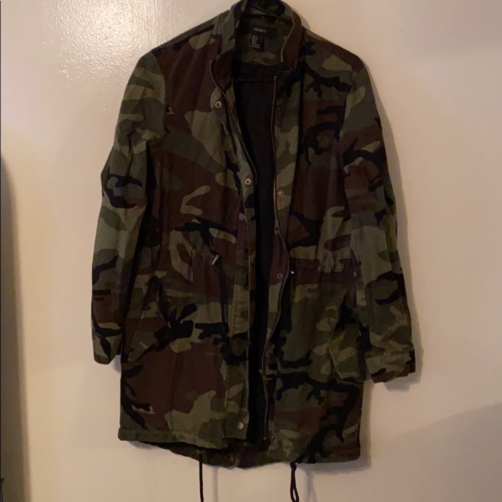 Camo jacket.